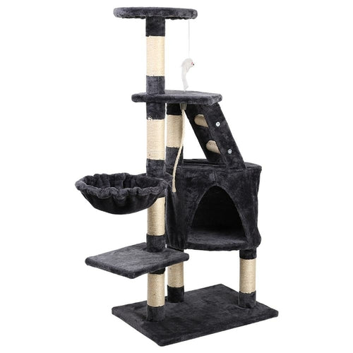 i.Pet Cat Tree 120cm Tower Scratching Post Scratcher Wood Condo House