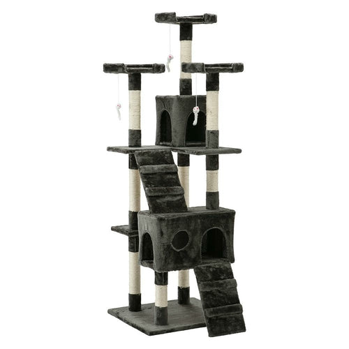 i.Pet Cat Tree 180cm Tower Scratching Post Scratcher Wood Condo House