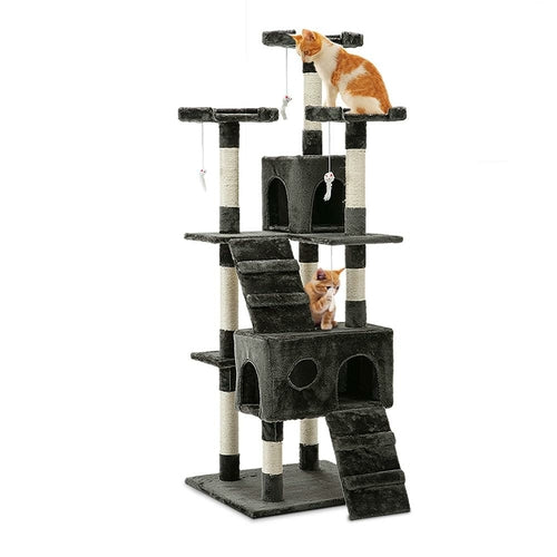 i.Pet Cat Tree 180cm Tower Scratching Post Scratcher Wood Condo House
