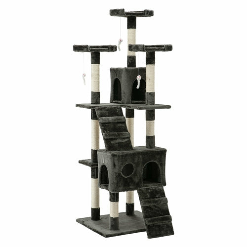 i.Pet Cat Tree 180cm Tower Scratching Post Scratcher Wood Condo House