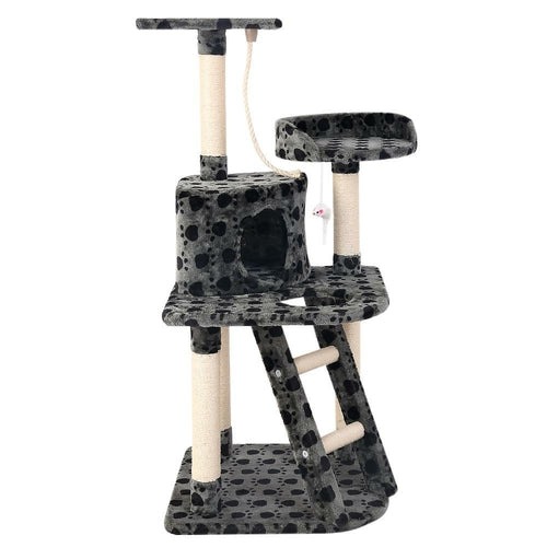i.Pet Cat Tree 120cm Tower Scratching Post Scratcher Trees Bed Wood
