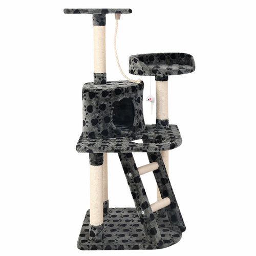 i.Pet Cat Tree 120cm Tower Scratching Post Scratcher Trees Bed Wood