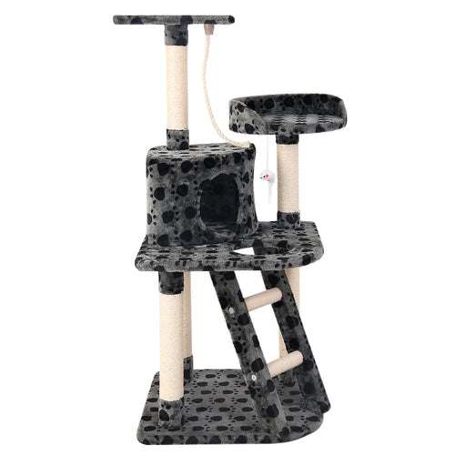 i.Pet Cat Tree 120cm Tower Scratching Post Scratcher Trees Bed Wood