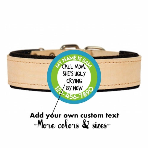 Custom Text Funny Twist-On Tag- Silent, Ringless tag